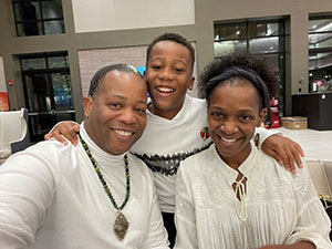 Malik With His Wife And Son