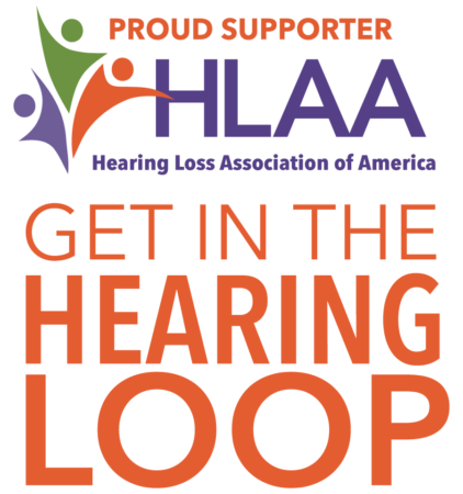 HLAA Get in the Hearing Loop Proud Supporter Logo (png version)