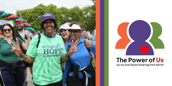 A group of Walk4Hearing participants experiencing a wonderful time.