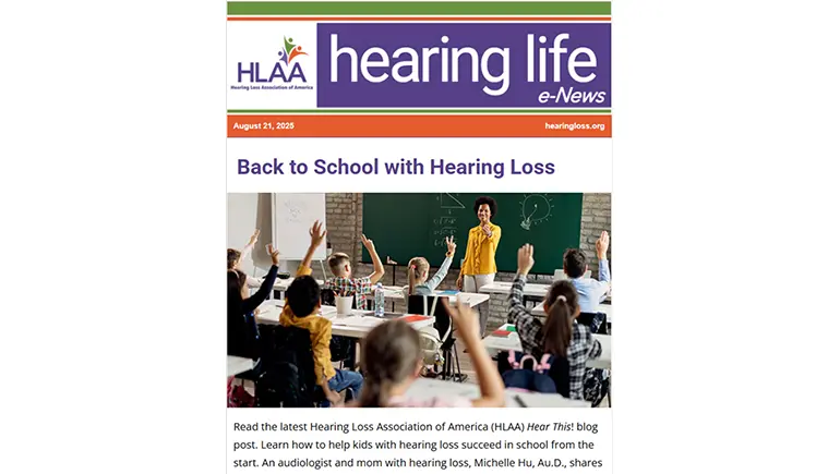 August 2025 Hearing Life e-news edition