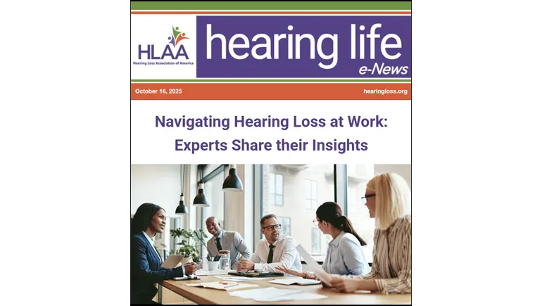 October 2025 Hearing Life e-news edition