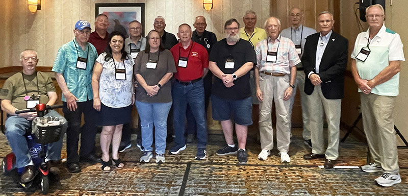 Miryam Fernandez with the Veterans Groups at the HLAA 2024 Convention in Phoenix